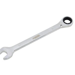 AWTOOLS Kombinuotų veržliarakčių su terkšle rinkinys 7 vnt. 10-19mm