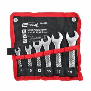 AWTOOLS KOMBINUOTAS VERŽLIARAKTIS TRUMPAS RINKINYS 6vnt. /8mm-19mm/