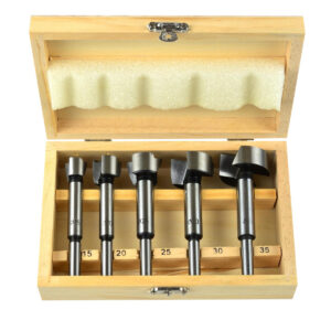 AWTOOLS MEDIENOS GRĄŽTAI (FORSTNER) 15-35mm / 5vnt. 15-20-25-30-35mm KOTAS 8mm
