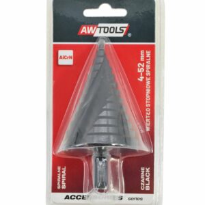 AWTOOLS LAIPTINIS SPIRALINIS GRAŽTAS/ 4-52mm/ AICrN/ JUODAS