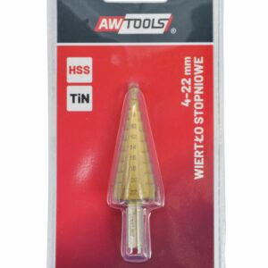 AWTOOLS LAIPTINIS GRĄŽTAS HSS-TIN / 4-22mm