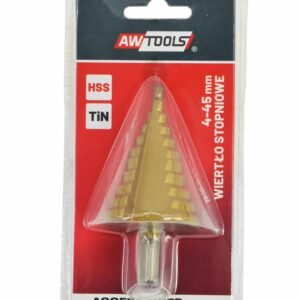 AWTOOLS LAIPTINIS GRĄŽTAS HSS-TIN / 4-45mm