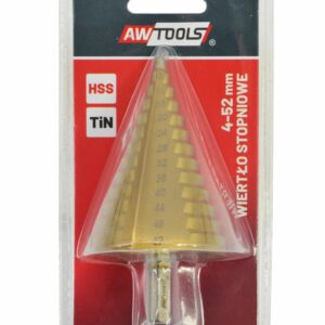 AWTOOLS LAIPTINIS GRĄŽTAS HSS-TIN / 4-52mm