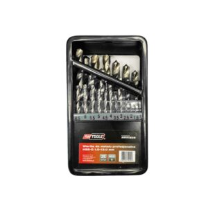 AWTOOLS METALO GRĄŽTŲ RINKINYS, BALTAS, 25 vnt./1,0-13,0 mm