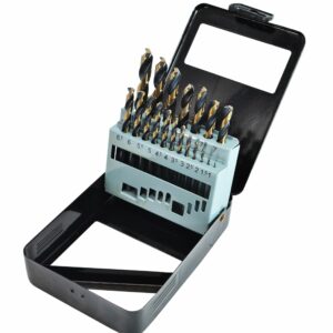 AWTOOLS METALO GRAŽTŲ KOMPLEKTAS HSS M2 19 vnt. / 1.0-10 mm / PREMIUM
