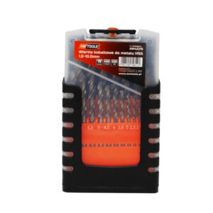 AWTOOLS GRĄŽTAS METALUI KOBALTINIS RINKINYS 19vnt / PLASTIKINĖ DĖŽUTĖ