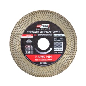 AWTOOLS DEIMANTINIS DISKAS 125mmx1,9x22,2 TURBO BLACK LINE