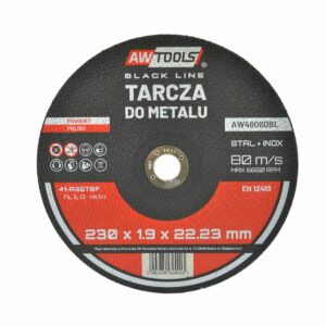 AWTOOLS DISKAS METALUI 230*1,9mm BLACK LINE - Image 1