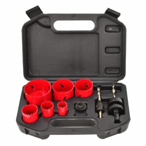 AWTOOLS BIMETALINIAI SKYLĖPJŪKLIAI RINKINYS 22-64mm 8 vnt.