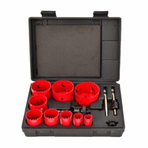 AWTOOLS BIMETALINIAI SKYLĖPJŪKLIAI RINKINYS 19-64mm 13 dalių