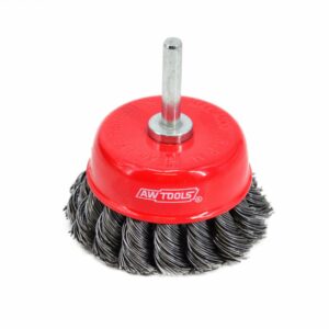 AWTOOLS KOTINIS DISKINIS ŠEPETYS 65mm SUSUKTA VIELA