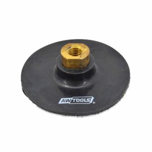 AWTOOLS ELASTIŠKAS DISKAS 100mm M14 SU KIBUKU POLIRAVIMO PADAMS