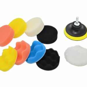AWTOOLS POLIRAVIMO KEMPINĖLĖS RINKINYS GRĘŽTUVUI 80mm /11vnt.