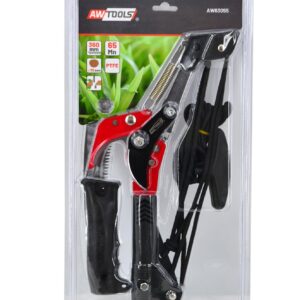 AWTOOLS TELESKOPINIS ŠAKŲ GENĖTUVAS SU VIRVE, TEFLONINIS + PJŪKLAS 360mm 45°