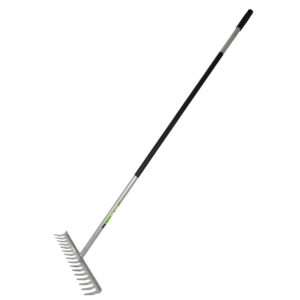 AWTOOLS GRĖBLYS METALINIS SU KOTU L140 16 DANTŲ
