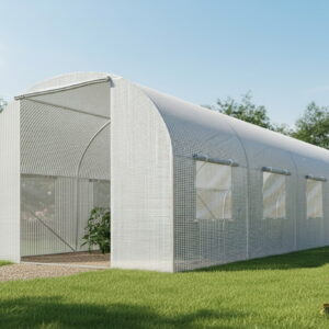 AWTOOLS SODO ŠILTNAMIS TUNELIS BALTAS 3x6x2m
