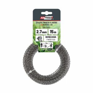 AWTOOLS PJOVIMO VALAS CLASSIC 2,7x15m / SUKTAS KVADRATINIS SU ŠERDIMI