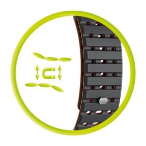 Mobile Origin Magnetic apyrankė, juodos spalvos/oranžinės spalvos - Apple Watch 49mm/46mm/45mm/44mm - Image 13