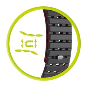 Mobile Origin Magnetic apyrankė, juodos spalvos/red - Apple Watch 49mm/46mm/45mm/44mm - Image 5