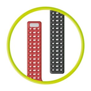 Mobile Origin Magnetic apyrankė, juodos spalvos/red - Apple Watch 49mm/46mm/45mm/44mm - Image 8