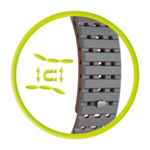 Mobile Origin Magnetic Strap, pilkos ir oranžinės spalvos - Apple Watch 49mm/46mm/45mm/44mm - Image 2