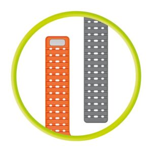 Mobile Origin Magnetic Strap, pilkos ir oranžinės spalvos - Apple Watch 49mm/46mm/45mm/44mm - Image 3