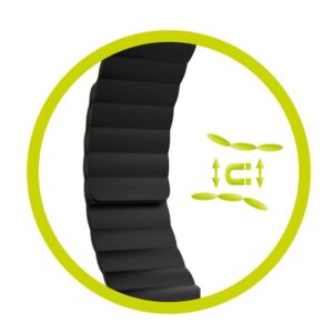 Mobile Origin magnetinė apyrankė laikrodžiui II, juodos spalvos - Apple Watch 49mm/46mm/45mm/44mm - Image 17