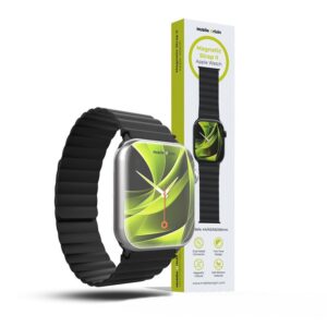 Mobile Origin magnetinė apyrankė laikrodžiui II, juodos spalvos - Apple Watch 49mm/46mm/45mm/44mm
