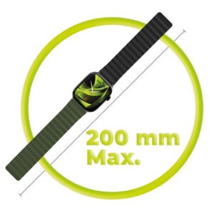 Mobile Origin magnetinė apyrankė laikrodžiui II, žalios spalvos/juodos spalvos - Apple Watch 49mm/46mm/45mm/44mm - Image 8