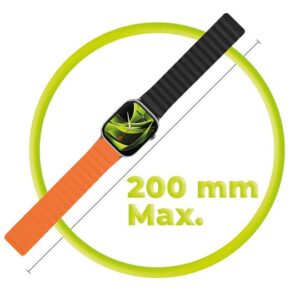 Mobile Origin magnetinė apyrankė laikrodžiui II, oranžinės spalvos/juodos spalvos - Apple Watch 49mm/46mm/45mm/44mm - Image 10