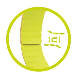 Mobile Origin magnetinė apyrankė laikrodžiui II, oranžinės spalvos/žalios spalvos - Apple Watch 49mm/46mm/45mm/44mm - Image 4