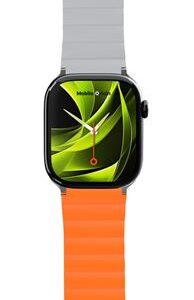 Mobile Origin magnetinė apyrankė laikrodžiui II, oranžinės spalvos/pilkos spalvos - Apple Watch 49mm/46mm/45mm/44mm - Image 18