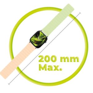 Mobile Origin magnetinė apyrankė laikrodžiui II, rožinės spalvos/šviesiai žalios spalvos - Apple Watch 49mm/46mm/45mm/44mm - Image 16