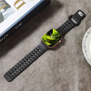 Mobile Origin apyrankė III, juodos spalvos - Apple Watch 49mm/46mm/45mm/44mm - Image 16