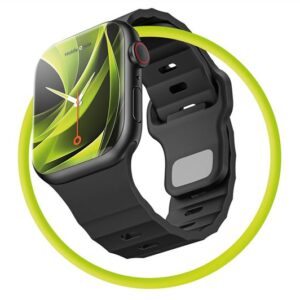 Mobile Origin apyrankė III, juodos spalvos - Apple Watch 49mm/46mm/45mm/44mm - Image 18