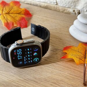 Mobile Origin Watch Titanium Band, juodos spalvos - Apple Watch 49mm/46mm/45mm/44mm - Image 3