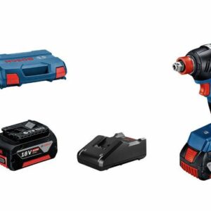 BOSCH SMŪGINIS SUKTUVAS 1/2" / HEX 1/4" GDX 18V-200 2x4,0Ah 200Nm L-CASE