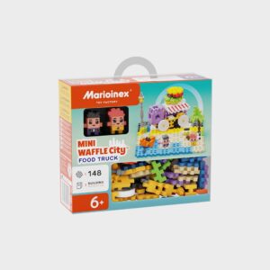 „Marioinex Mini Waffle“ konstruktoriaus kaladėlės – „Miestas“: Food Truck, 148 dalių - Image 3