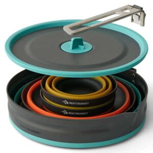 SEA TO SUMMIT Frontier UL itin lengvas sulankstomų puodų rinkinys 2 asmenims/5 dalių - Image 2