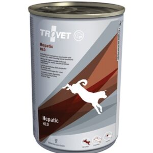 TROVET Hepatic HLD Chicken - Šlapias maistas šunims - 400 g