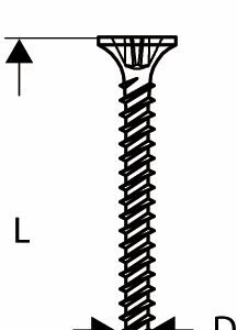 BOSCH VARŽTAI METALUI JUOSTOJE 3,9x25mm 1000vnt.