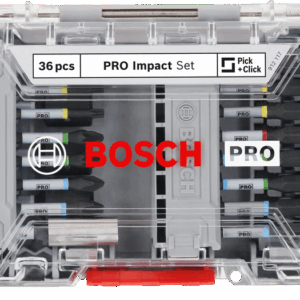 BOSCH ANTGALIŲ RINKINYS PRO IMPACT 36vnt.