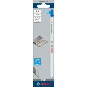 BOSCH PJŪKLELIS T PRO METAL SANDWICH T718BF 180 mm /5 vnt.