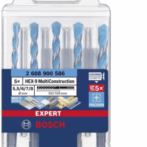 BOSCH GRĄŽTAS HEX-9 MULTICONSTRUCTION RINKINYS 5vnt. 5.5/6/7/8mm EXPERT