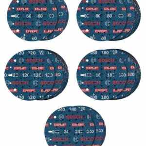 BOSCH ŠLIFAVIMO TINKLELIS 150mm MIX 55vnt.