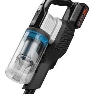 Black & Decker BHFEB520D1-QW siurblys-šluota / elektrinė šluota Dulkių siurbliui šluotai Baterija Sausa Cikloninis Bemaišis Juoda, Sidabras, Permatomas 2 Ah - Image 2