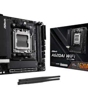Asrock A620AI WiFi AMD A620A AM5 lizdas „mini ITXs“