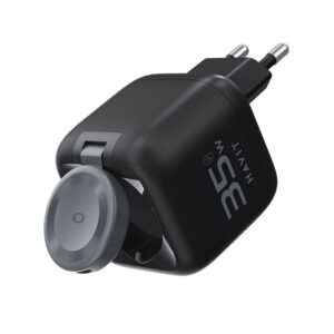 Havit UC250 A-EU - GaN kelioninis įkroviklis su ištraukiamu kabeliu (juodas) - Image 3