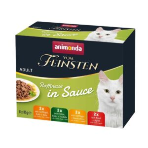 ANIMONDA Vom Feinsten Adult Raffinesse in sauce - šlapias kačių maistas - 8x85g