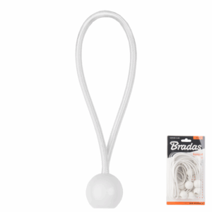 BRADAS GUMINIŲ VIRVIŲ SU RUTULIUKU RINKINYS BUNGEE CORD BALL 20cm /10vnt.